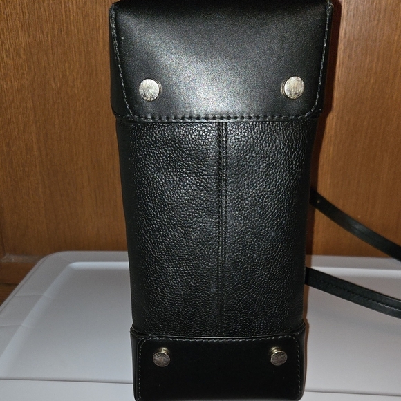 Michael Kors Black Leather Tote Bag - Picture 8 of 15